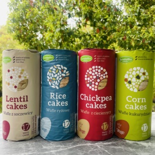 RICE CAKES波兰进口谷物圆饼小扁豆/玉米/糙米/鹰嘴豆健身碳水