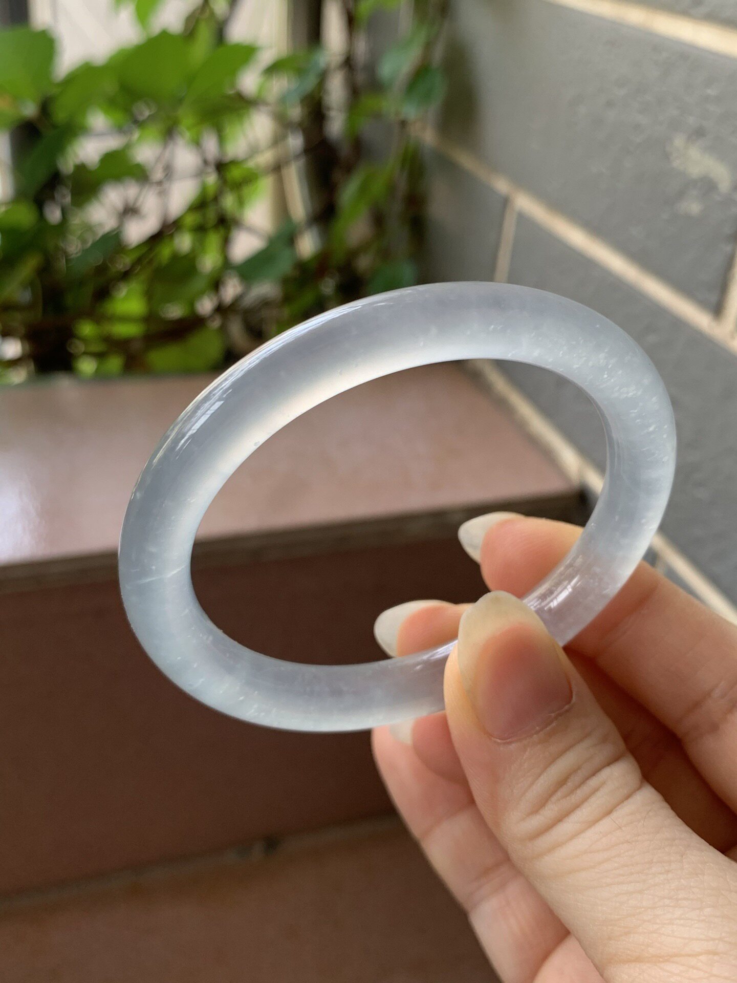 【小陈翡翠】缅甸天然翡翠A货冰种53贵妃翡翠手镯