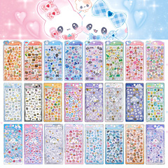 日系3D浮雕贴纸POP DROP实心颗粒贴画手机壳制作小卡装饰寿司美食