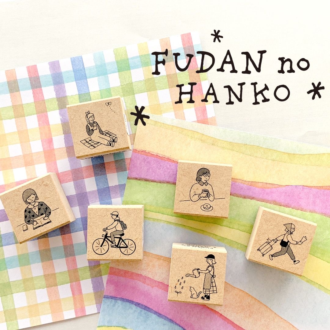 KODOMO童顏木制印章小清新女生