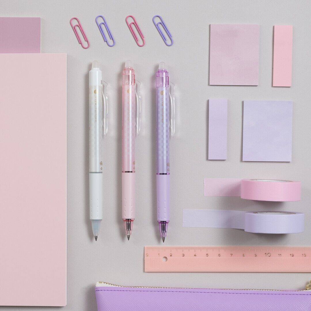 日本百乐pilot frixion摩磨擦可擦笔按动水笔中性笔学生lfbk-23ef