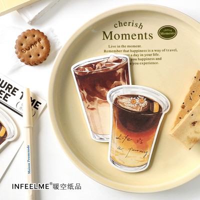 Infeel.Me咖啡脑袋便利贴便签本