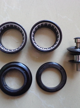 自行车车头碗 死飞车碗组 公路车34mm碗组 车头滚珠配件前叉碗