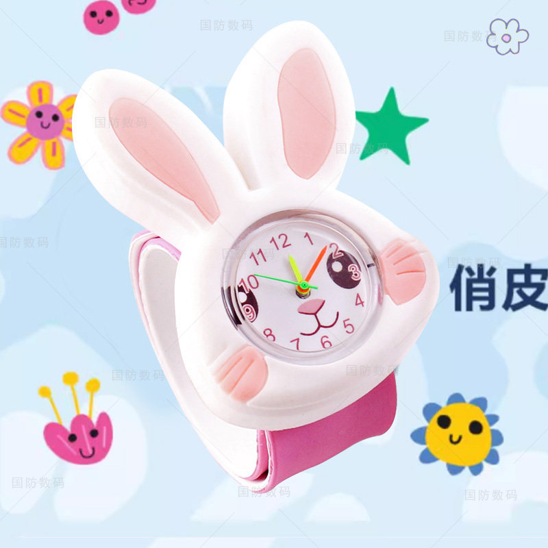 儿童玩具手表幼儿宝宝女童兔子表男孩恐龙电子表圣诞节儿童礼物