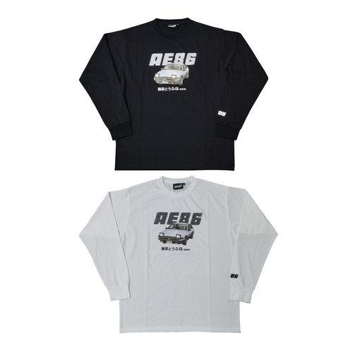 无品牌动漫胸前印花长袖T恤