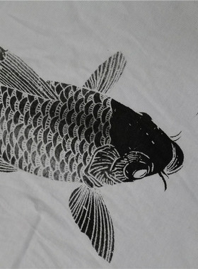 大码宽松库存日单复古胸前大印花圆领纯棉短袖T恤Y716包邮男