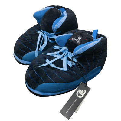 无品牌保暖潮室内防滑系带棉鞋