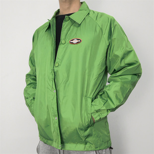 多花色宽松街头嘻哈新潮翻领排扣轻防水双层尼龙教练夹克Y930包邮