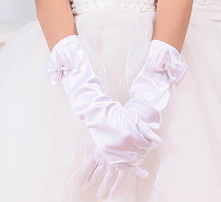 Gants pour fille en satin - Ref 2149880 Image 1