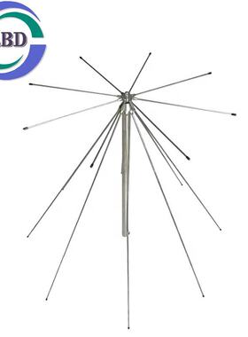 特宽带超短波V段70-3500MHz短波304不锈钢考场专用伞状盘锥天线