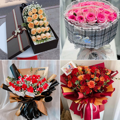 玉树市杂多县称多县同城鲜花速递康乃馨红玫瑰花束送女友老婆生日