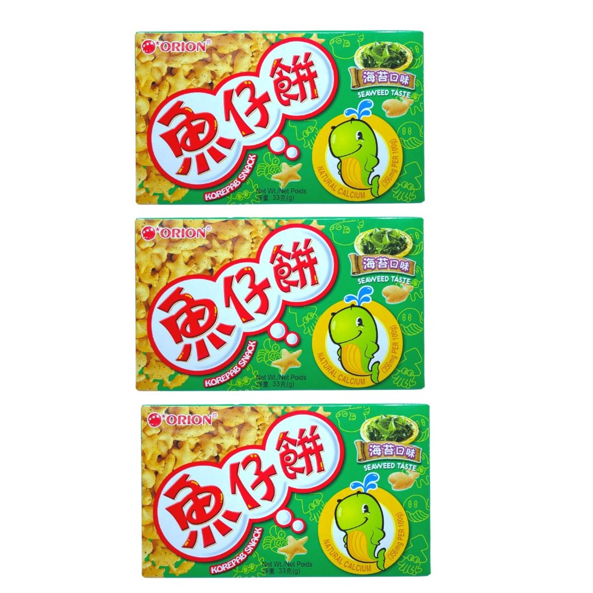 东洋 - 东洋紫菜味鱼仔饼-盒装 3x33g