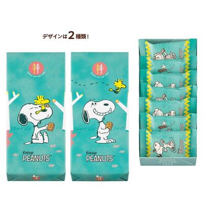 SUGARBUTTERTREE跟史努比联名秋季限定蜂蜜地瓜奶油饼乾一盒