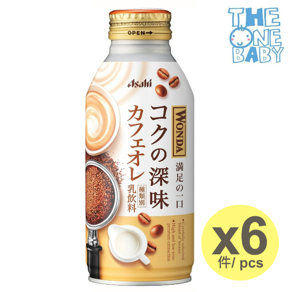 朝日Wonda特浓牛奶咖啡6瓶装