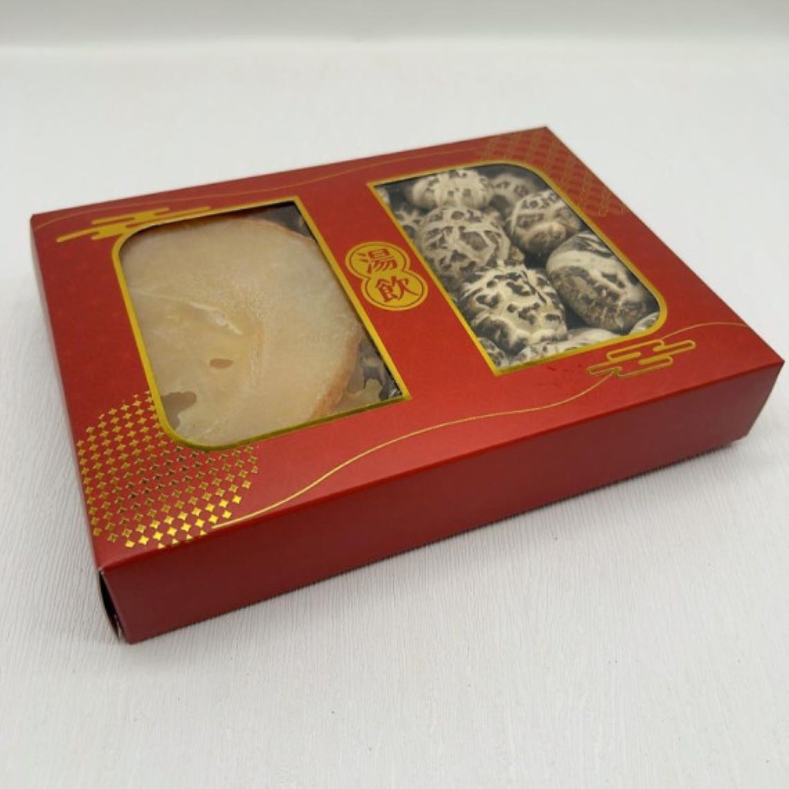 汤饮健康良方双宝礼盒花菇120g+螺片150克煲汤滋补养生汤料送礼版
