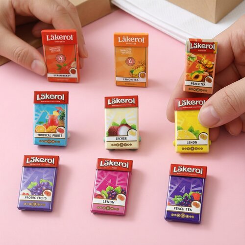 特选进口意大利Lakerol乐奇乐 水果无糖润喉糖软糖 佟丽娅同款27G