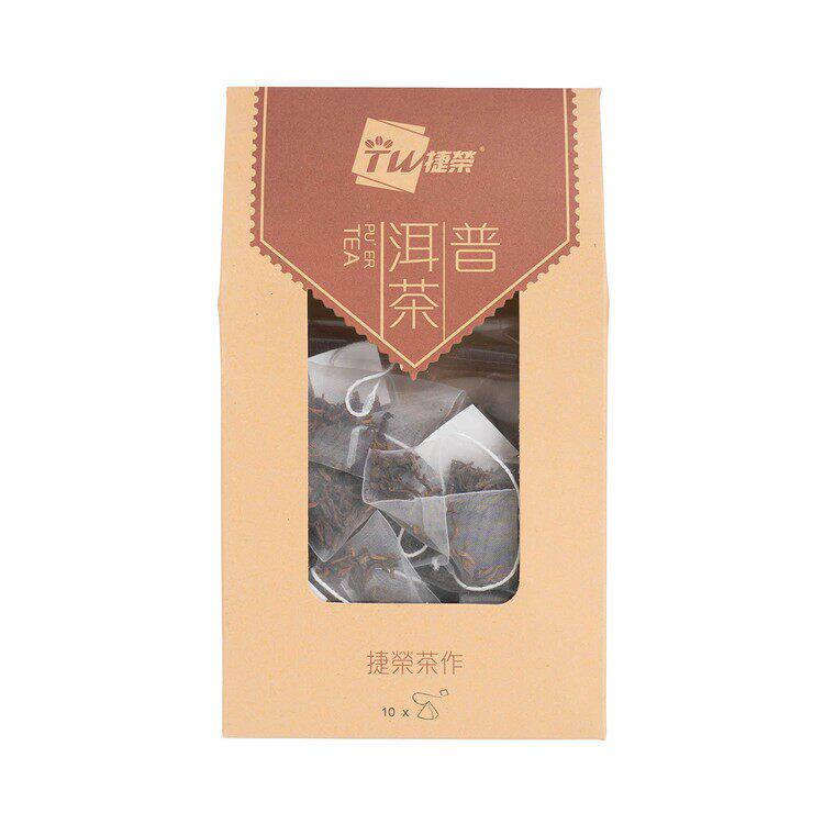 捷荣茶包 - 云南原叶普洱 2.5GX10袋精滋味醇厚回甘茶性温和适中