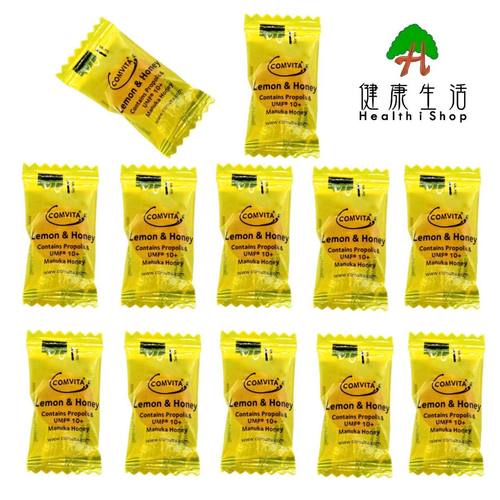 康维他 - 纽西兰麦卢卡蜂蜜柠檬蜂蜜润喉糖12粒散装平行进口