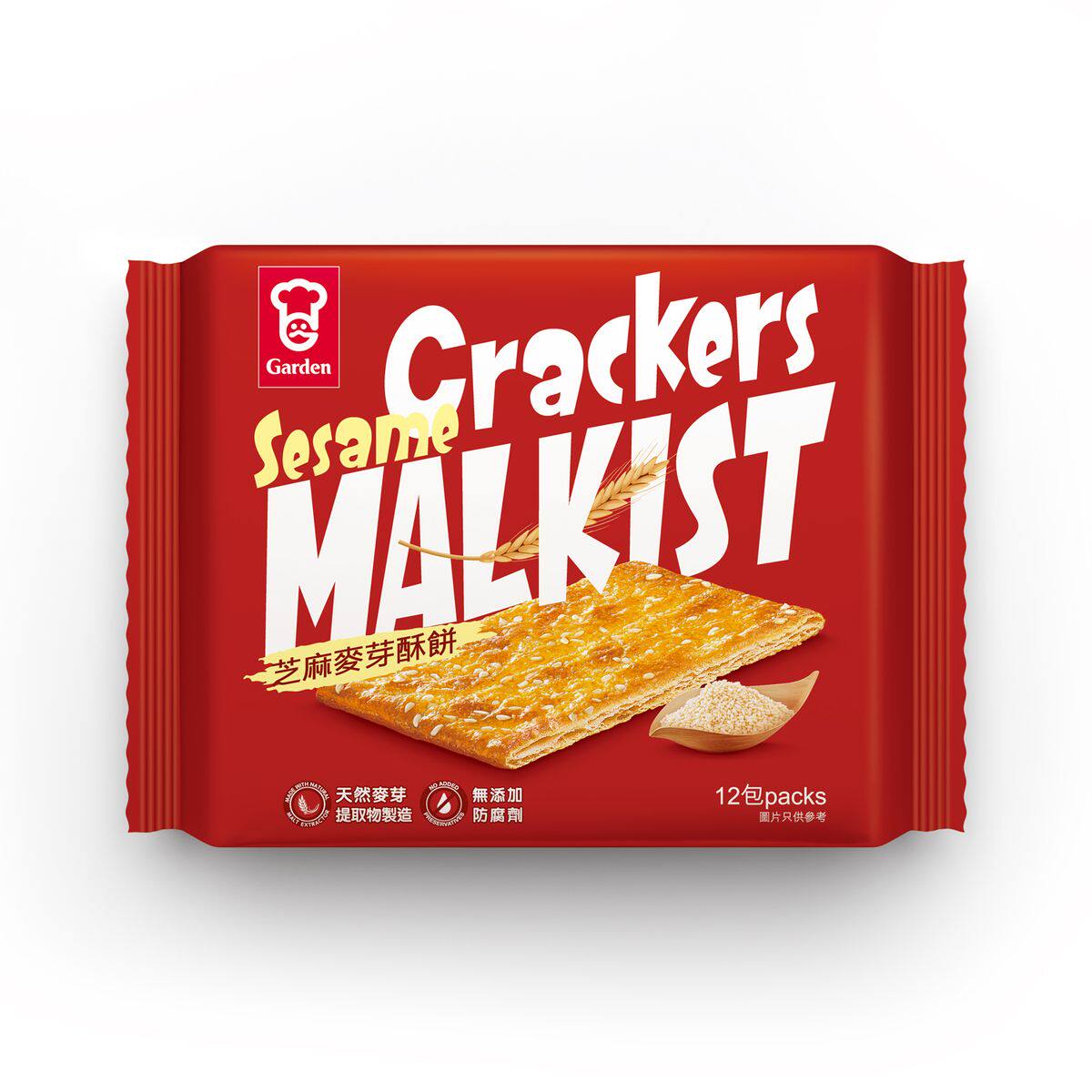 嘉顿 芝麻麦芽酥饼324克装饼面糖膜有麦芽糖味及晒上芝麻口感十足