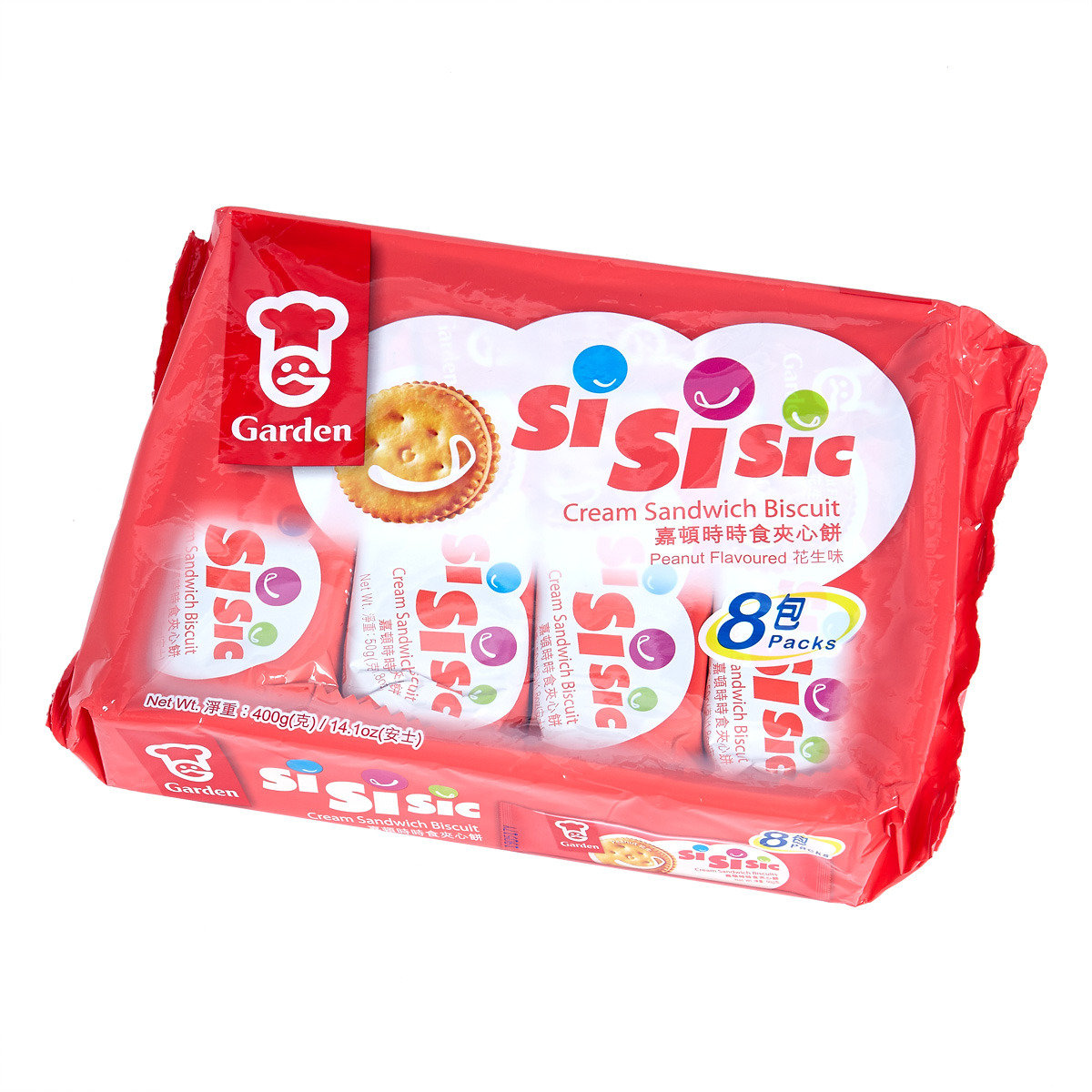 嘉顿时食花生夹心饼400g