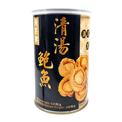 苹果牌 清汤鲍鱼10只180克口感爽滑即开即食方便配搭海味珍馐滋补