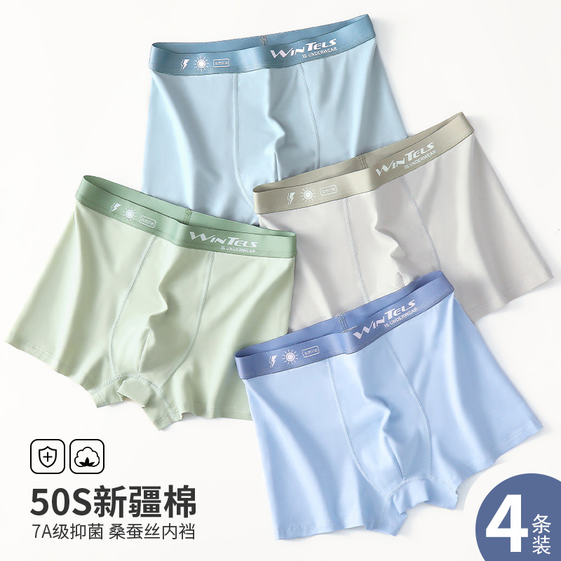 青少年内裤男纯棉学生大码加大
