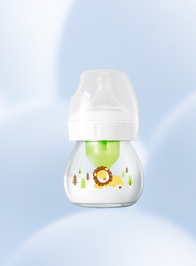 【百补专用】布朗博士新生儿小月龄奶瓶60ml宝宝防胀气玻璃奶瓶