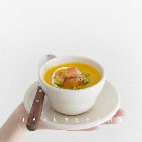 takemehome乳白可爱葫芦小碗浓汤碗酸奶水果碗小号牛汤盅