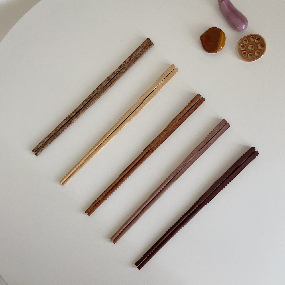 实木五种木头中式筷子