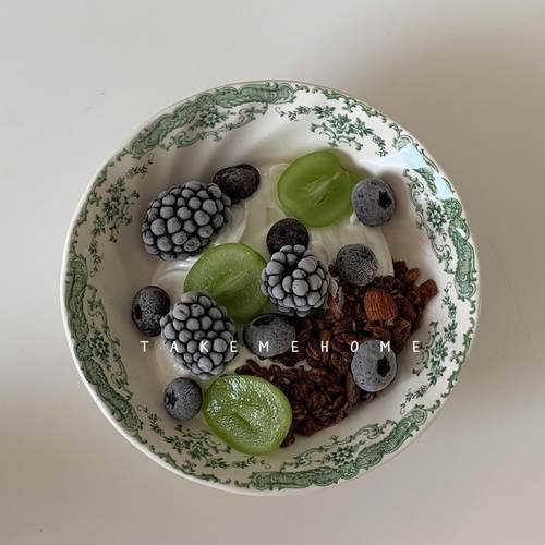 takemehome6寸酸奶碗古典玫瑰