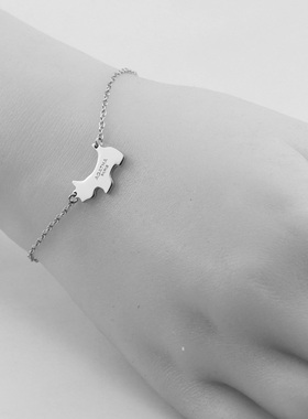 日韩风钛钢玫瑰金饰品七夕礼物