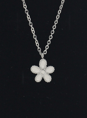 同款立体花朵项链女生款轻奢小众高级颈链2024新款爆款锁骨链配饰