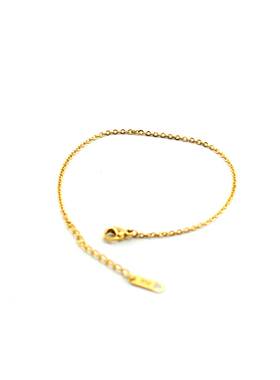 简约金色手链情侣小众不掉色钛钢礼物男女生2025新款不掉色防过敏