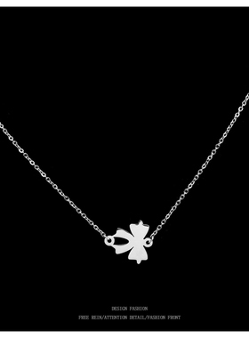 蝴蝶结项链女轻奢高级女士新款闺蜜生日情人节礼物送女友洗不掉色