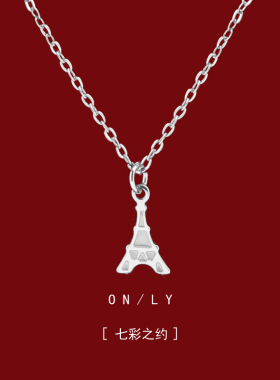 迷你小塔奢高级项链女款2024新款锁骨链小众设计感秋冬颈链潮配饰