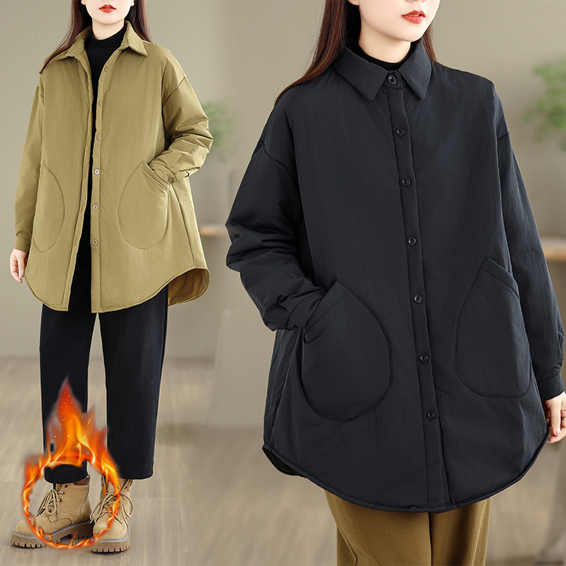 复古棉衣时尚2025年冬季新款