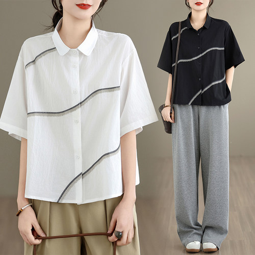 百搭衬衫时尚2026年春季新款