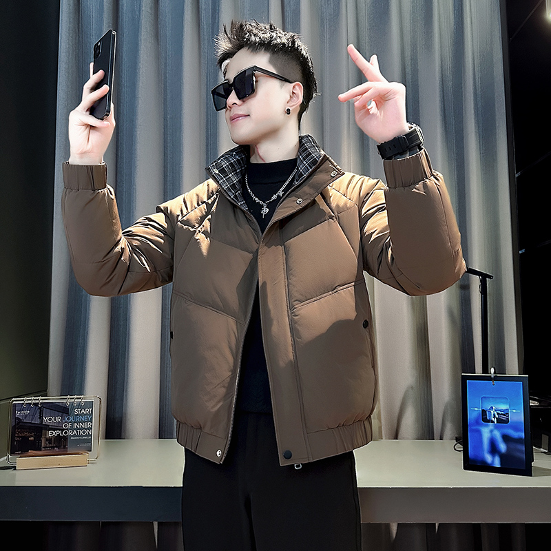 小码冬季立领棉服男潮流保暖棉袄160小个子XS码加厚休闲棉衣外套