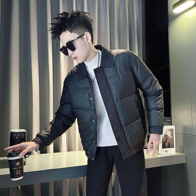 冬季棉服男矮小个子S号XS加小码保暖羽绒棉衣韩版修身短款外套155