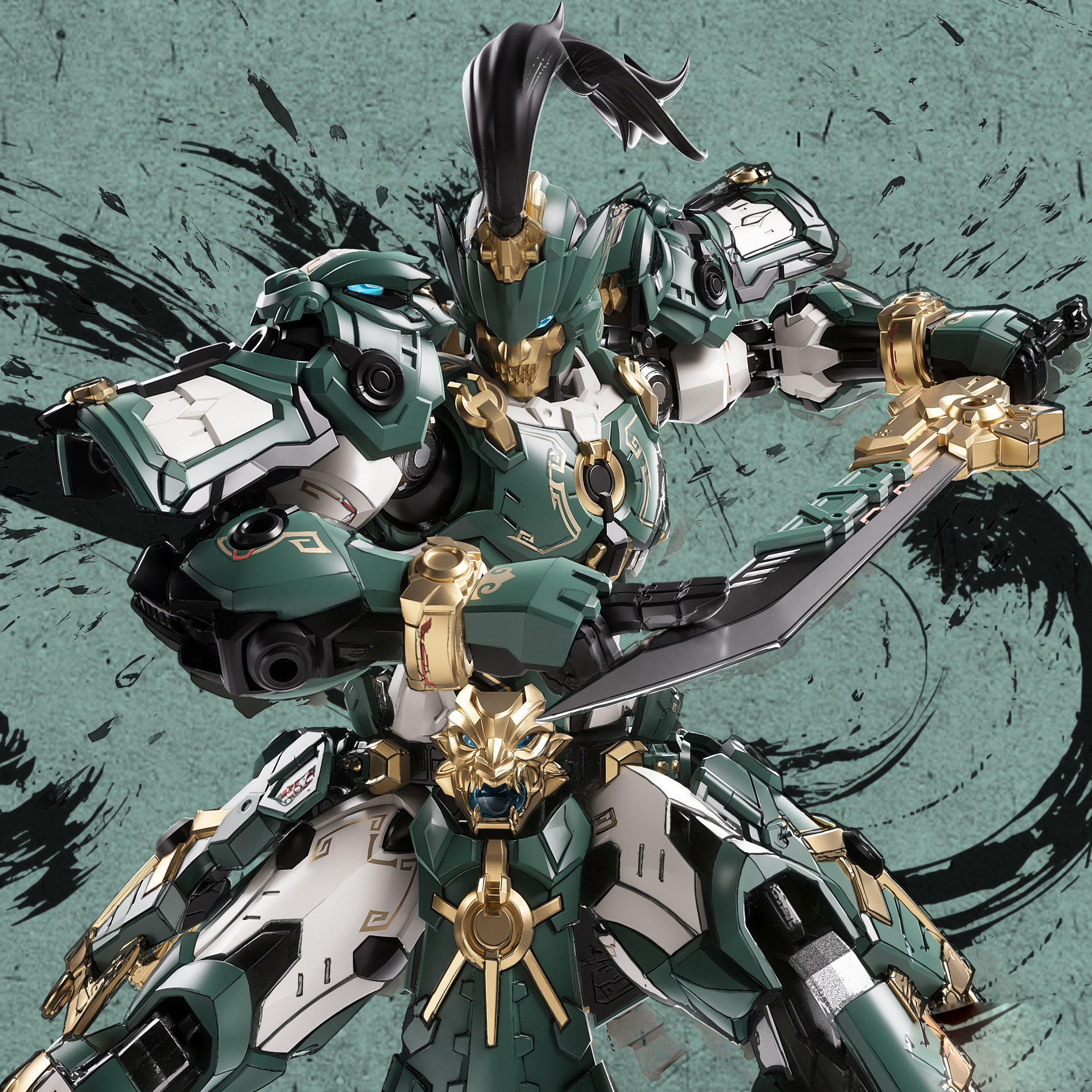 【定金】藏道模型【巡界使-龙戟】第一款 合金骨架拼装机甲