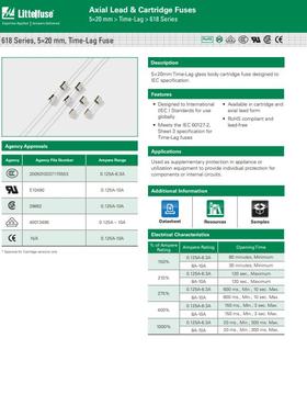 力特带引线  玻璃管 0617010.MXEP   5*20玻璃管