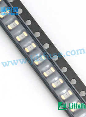 力特熔断保险丝0458001.DR 1A/75V 一次性贴片1206保险丝