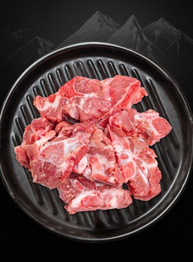 生态慢养黑猪肉颈骨块带肉率30+%