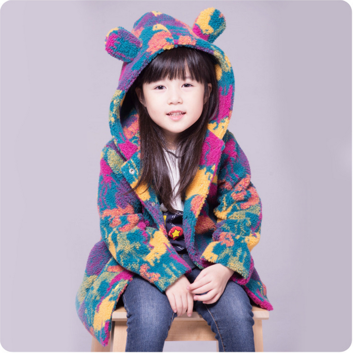 Manteau pour fille en laine - Ref 2164302 Image 1