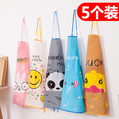 韩版防油可爱日系做饭罩衣围腰