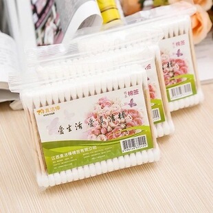 双头木棒棉签掏耳朵棉花签化妆棉签 一次性棉花棒卸妆棉棒棉球棒