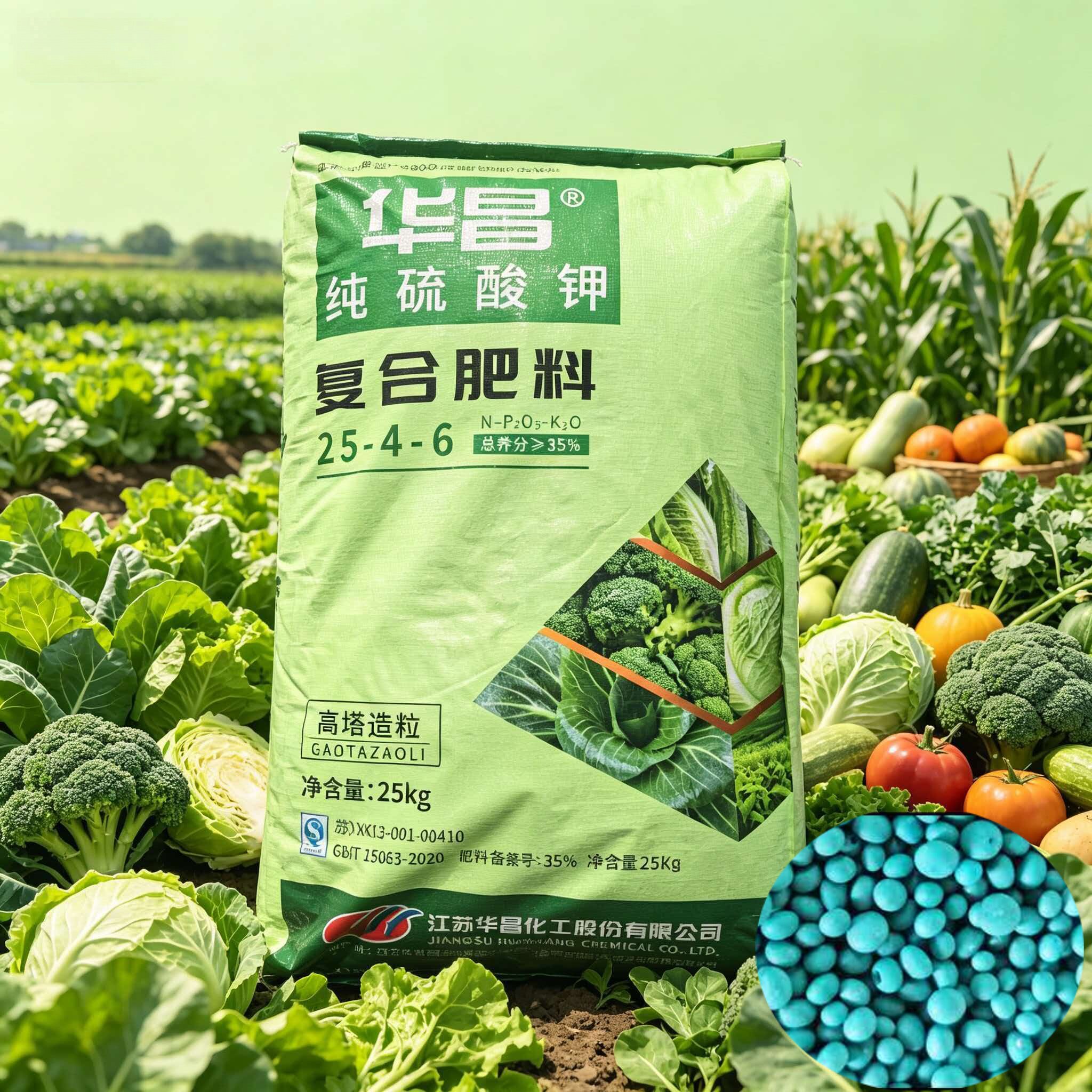 华昌复合肥原装50斤正品叶菜肥料图片