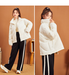 森马特价现货断码清仓冬季女款立领轻薄云朵羽绒服109721113050