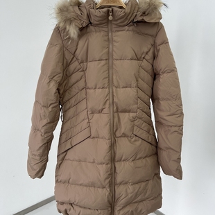 森马特价现货断码清仓冬季女款中长厚羽绒服12134413054