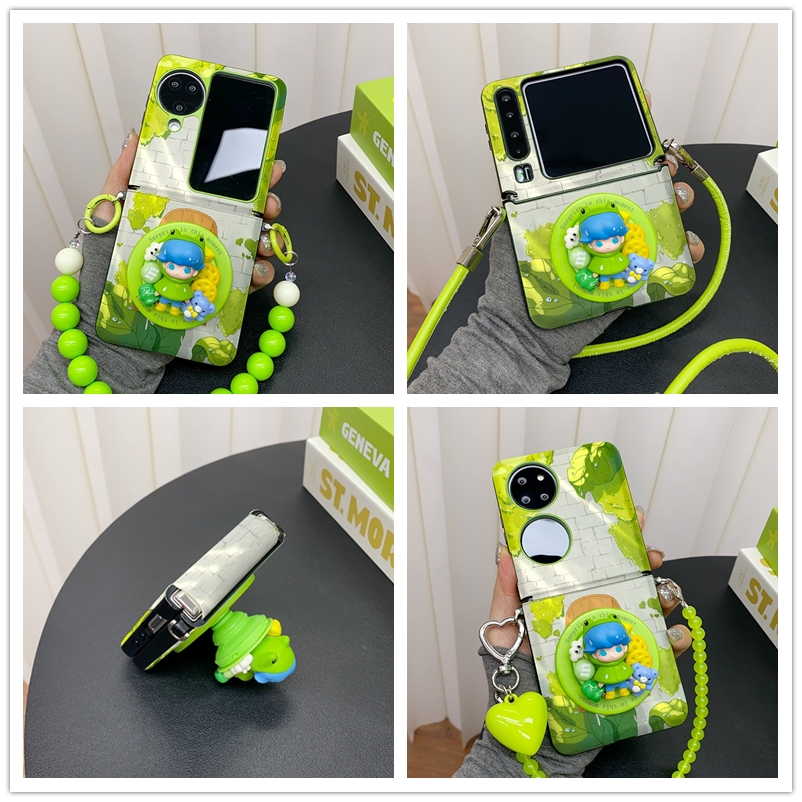 dimoo青蛙适用三星zflip7/6/5磁吸支架Pura X手机壳novaflip小米mixflip保护套p50宝盒pockets荣耀magicvflip